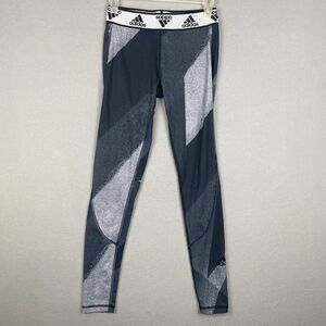 Adidas Aeroready Leggings Womens Small Gray Athletic Pull On Workout Running